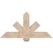 Ekena Millwork Kennewick Smooth Timber Gable Bracket, Douglas Fir, 48"W x 24"H x 5 1/2"D x 5 1/2"F, 12/12 Pitch GBW048X24X0606KEN00SDF - alternate 1